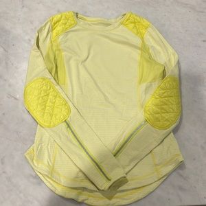 Women’s Lululemon Yellow  size 8 long sleeve Top